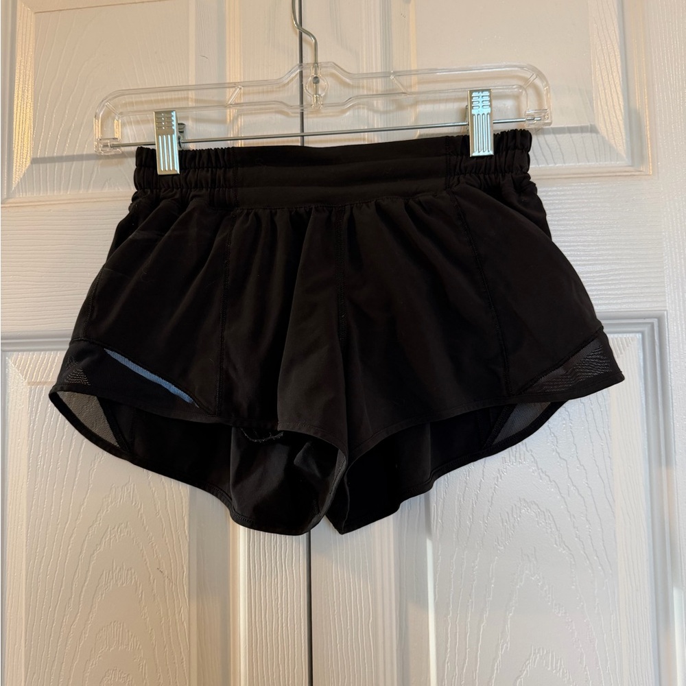 lululemon athletica Black Women's Athletic Running Shorts